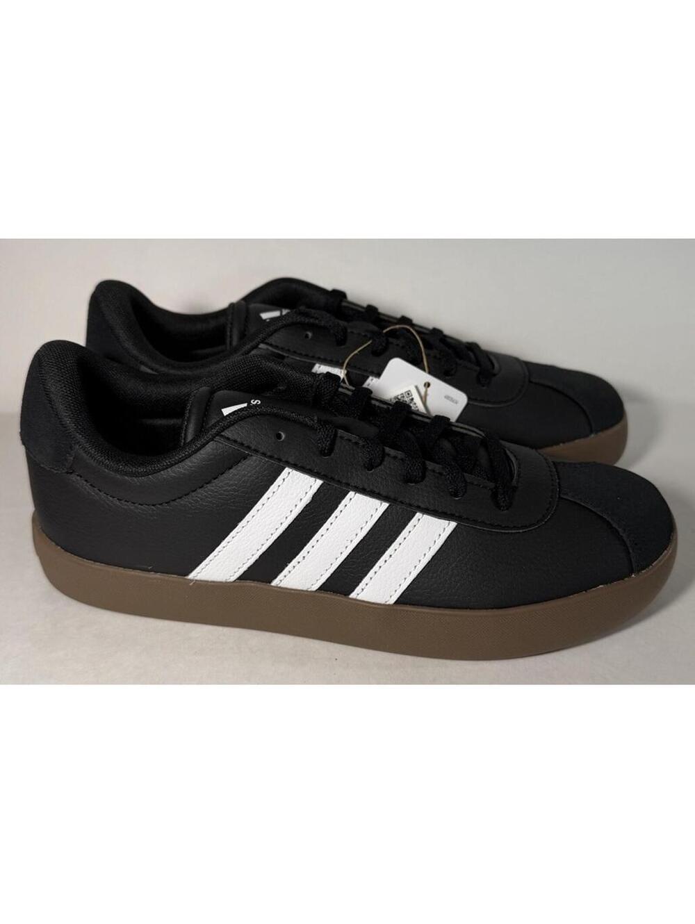 Adidas VL Court 3.0 K Shoes Core Black/Cloud White/Gum